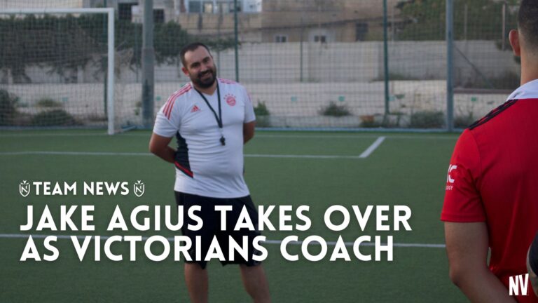 Jake Agius named Naxxar Victorians interim coach